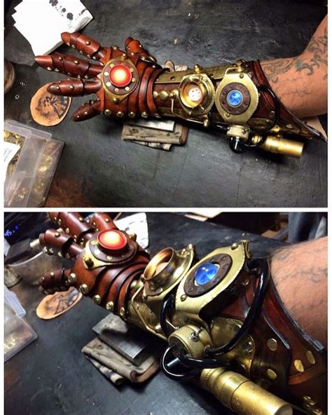 Steampunk Gauntlet bracer glove