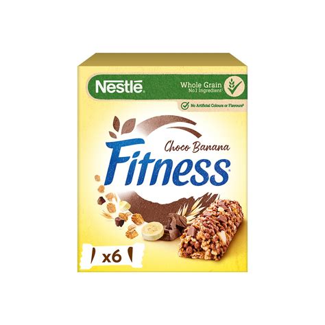 NESTLE Fitness Μπάρες Δημητριακών Ολικής Άλεσης με Σοκολάτα Μπανάνα