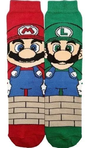 Medias Largas Mario Y Luigi Mario Bros Nintendo En Venta En Capital