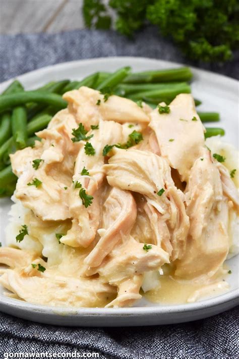 Easy And Delicious Crockpot Chicken And Gravy