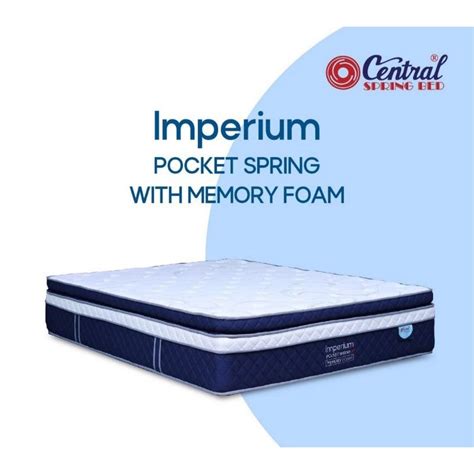 Jual Kasur Springbed Central Imperium Pocket X Double Pillow Top