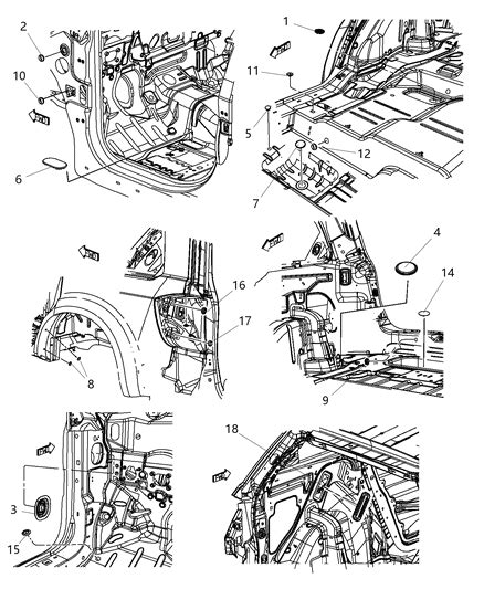 Body Plugs 2020 Dodge Journey