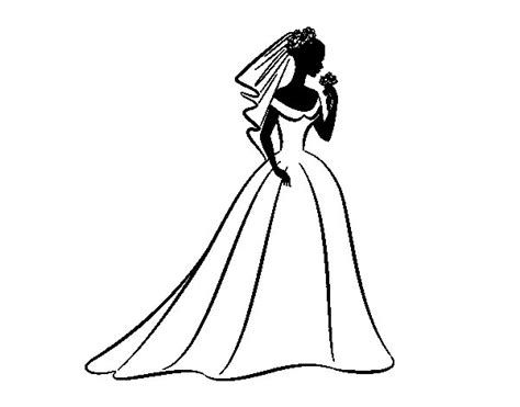 Disegni Sposi Da Stampare Abito Da Sposa Disegni Da Colorare Images