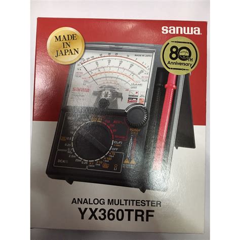 Sanwa มิเตอร์เข็ม เครื่องวัดไฟ Analog Multimeter มัลติมิเตอร์ Sanwa รุ่น Yx360trf ของแท้ 100