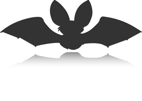 Bat Silhouette Clip Art at Clker.com - vector clip art online, royalty ...