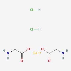 Ferrous bisglycinate hydrochloride | C4H10Cl2FeN2O4 | CID 11414732 ...