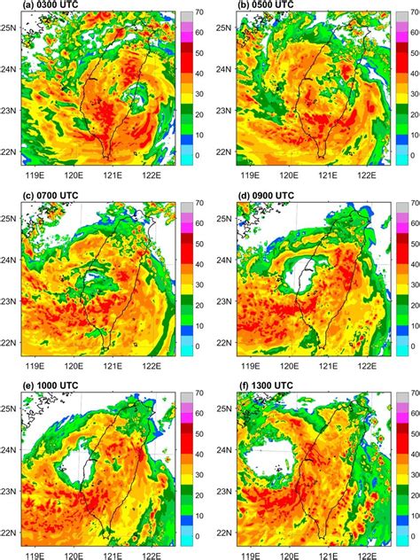 Composite Of Simulated Maximum Radar Reflectivity In Units Of Dbz At