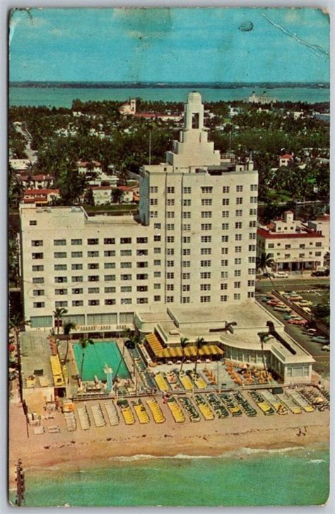 Miami Beach Florida 1968 Postcard The New Versailles Resort Hotel