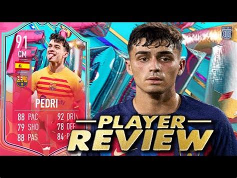 5 WEAK FOOT 91 FUT BIRTHDAY PEDRI PLAYER REVIEW SBC PLAYER PEDRI