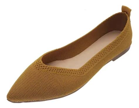 Flats Nude Maquillaje Para Dama Zapato De Piso Cuotas sin interés