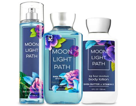 BATH BODY WORKS Moonlight Path Trilogy Gift Kit Mixed Items