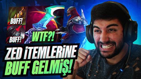 ZED İTEMLERİNE BUFF GELMİŞ Zedxsmurf YouTube