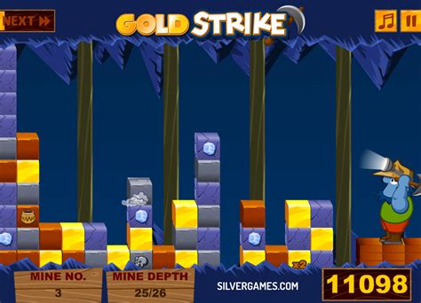 Gold Strike Joacă Online Pe Silvergames 🕹️