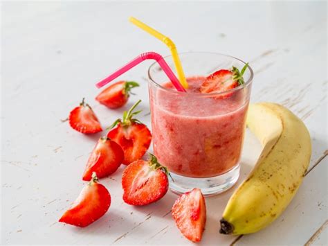 Dairy Free Banana Strawberry Smoothie Recipe