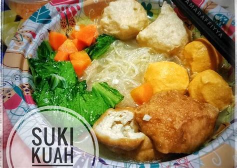 Resep Suki Kuah Kaldu Oleh Mamaraffiyya Cookpad