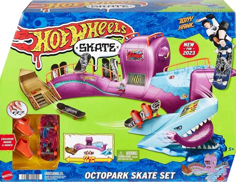Hot Wheels Octopus Skatepark Playset W Mini Skateboard Toy Free Shipping W Prime Or