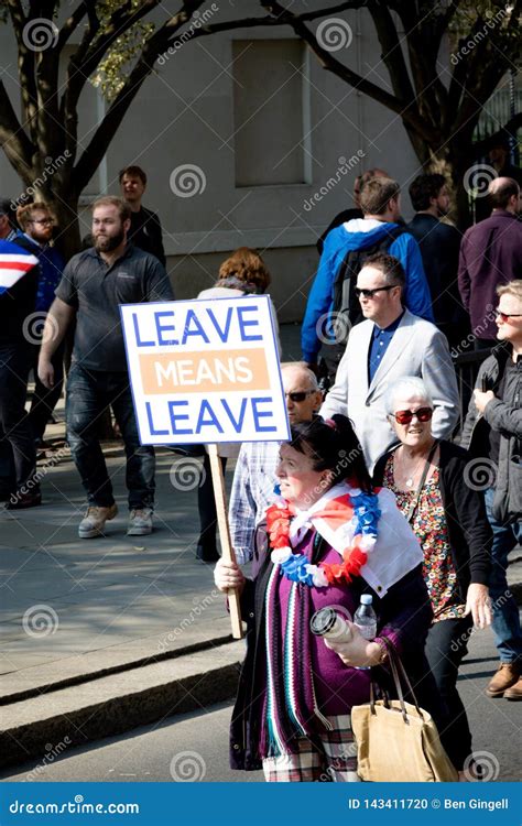 Brexit Day Protest In London Editorial Image Image Of Brexiters