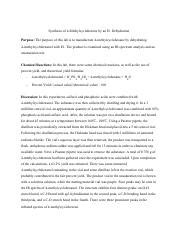 Synthesis of 4-Methylcyclohexene: E1 Dehydration Lab Analysis | Course Hero