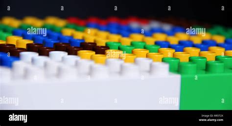 Colorful Blocks Toy Stock Photo - Alamy