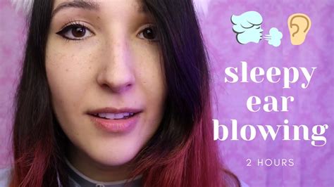 Asmr Sleepy Ear Blowing ~ Ear To Ear Breathing And Mic Blowing Sounds