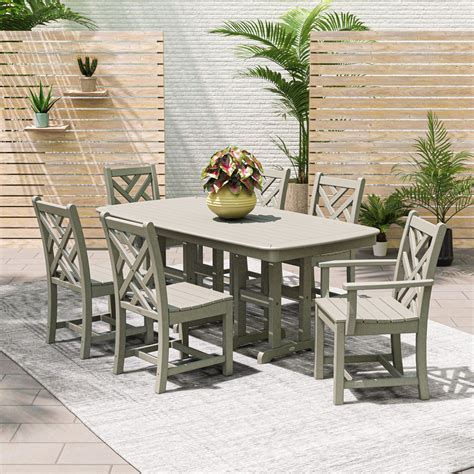 Polywood® Chippendale 7 Piece Dining Set Pws121 1