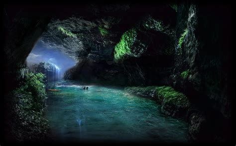 Fantasy Cave Mysterious Digital Art Concept by HendyRico on DeviantArt