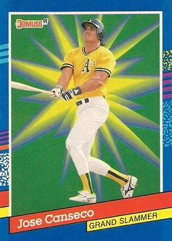 Donruss Grand Slammers Jose Canseco Trading Card Database