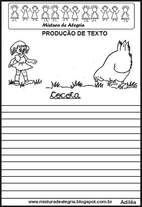 Produ Es De Textos Temas Variados Para Imprimir E Colorir Mistura De