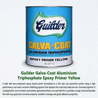 Guilder Galva Coat Zinc Chromate Epoxy Primer Yellow In Gallon Shopee