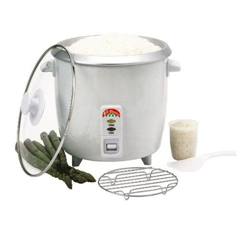 6 Cup Bene Casa Rice Cooker With Glass Lid Dishwasher Safe Rice Cooker With Auto Cut Off