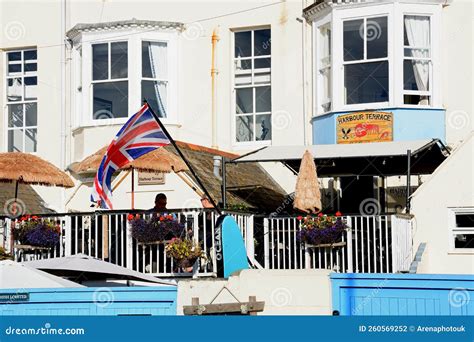 Harbour Terrace Cafe, Weymouth. Editorial Photography - Image of people ...