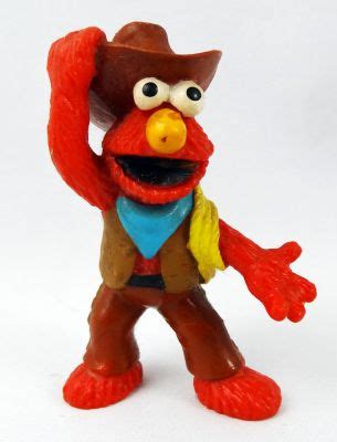 Sesame Street - Applause - 3'' pvc figure - Cowboy Elmo