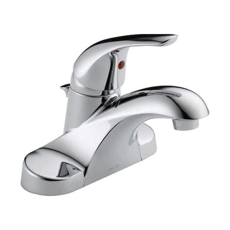 Delta Foundations In Centerset Single Handle Bathroom Faucet In