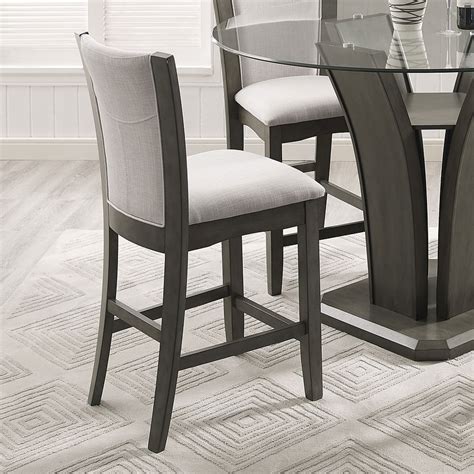 Camelia Counter Height Dining Room Set Grey Crown Mark Furniture