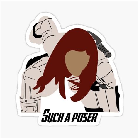 Such A Poser Sticker For Sale By Maddieladner99 Redbubble