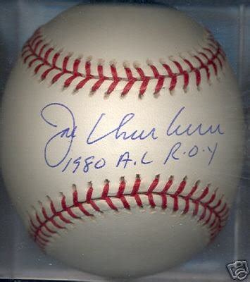 Joe Charboneau Roy Cleveland Indians Signed Ball