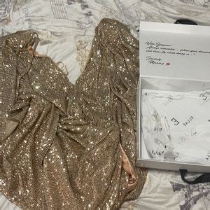 Ellae Lisque Dresses Ella Lisqu Sequin Gold Birthday Formal Dress