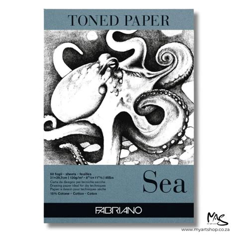 A4 Sea Fabriano Toned Paper Pad My Art Shop