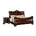 Amazon Furniture Of America FOA Angelonia 2pc Cherry Solid Wood