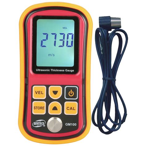 Benetech Gm Ultrasonic Thickness Meter Tester Gauge Velocity