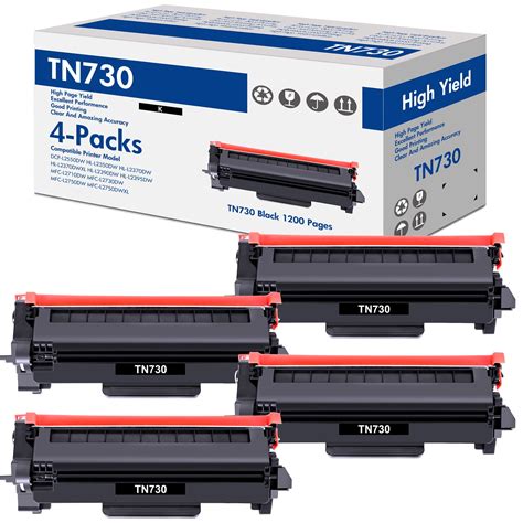 Tn730 Toner Cartridge Replacement Compatible For Brother Tn 730 Tn730 Tn 760 High Yield