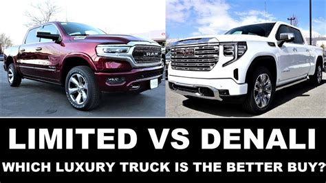 2021 Gmc Sierra Denali Vs Ram 1500 Limited Dayle Kettl