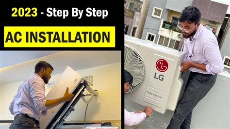 Split Air Conditioner Installation Step By Step 2023 Updated