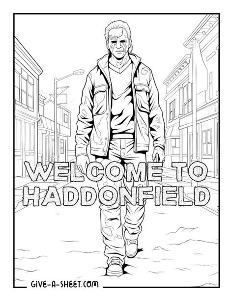 Michael Myers Coloring Pages Free PDF Printables