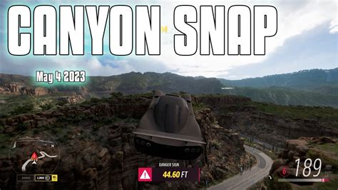 Forza Horizon 5 Rally Adventure Canyon Snap Danger Sign Weekly