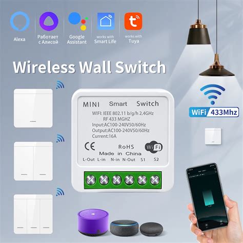 Tuya Joli D Clairage Intelligent Wifi Rf Sans Fil Bouton Poussoir