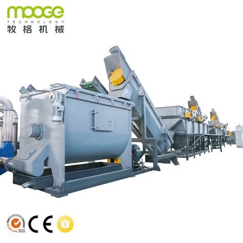 Plastic LDPE LLDPE Agricultural Film Recycling Machine China Plastic