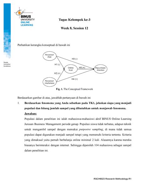 TK 3 Research Tugas Kelompok Ke Week 8 Session 12 Perhatikan