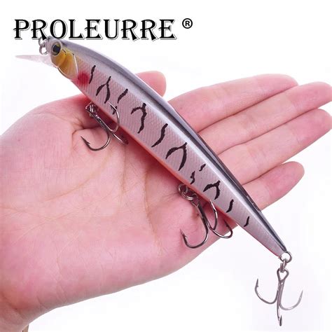 Proleurre Se Uelos De Pesca Minnow Cebos Artificiales Flotantes De