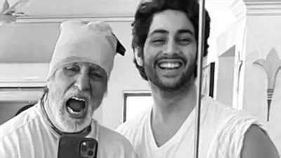 Amitabh Bachchan Showers Blessings On Grandson Agastya Ahead Of The